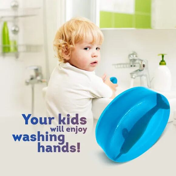 Baby Shark Soap Bar For Kids With SEA ANIMAL Toy Inside - Picture 5 of 7